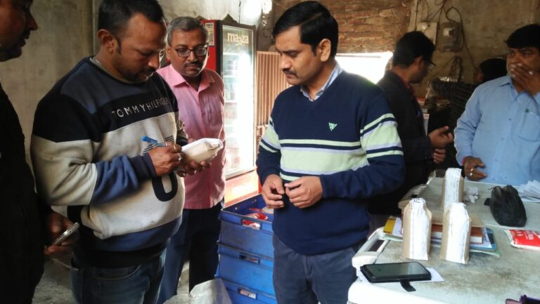 खाद्य एवं पेय पदार्थों में अपमिश्रण पर प्रभावी रोकथाम हेतु चला अभियान