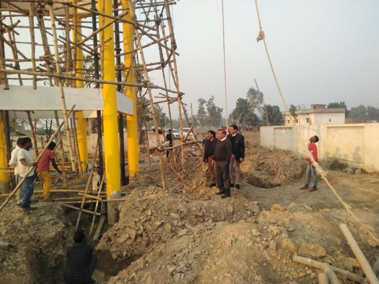 सीडीओ ने किया जल जीवन मिशन अर्न्तगत कराए गए कार्यों का स्थलीय सत्यापन
