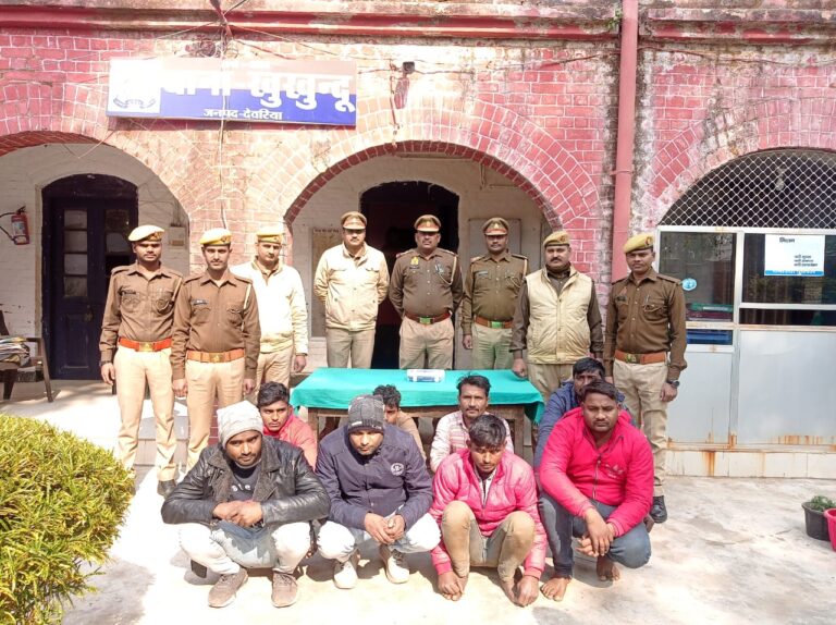 देवरिया:छब्बीस गौवंश के साथ आठ गौ तश्कर गिरफ्तार Deoria News
