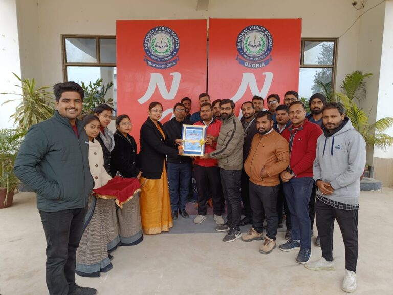 नेशनल पब्लिक स्कूल में ओ-मिनिया टेस्ट सीरीज का हुआ विमोचन