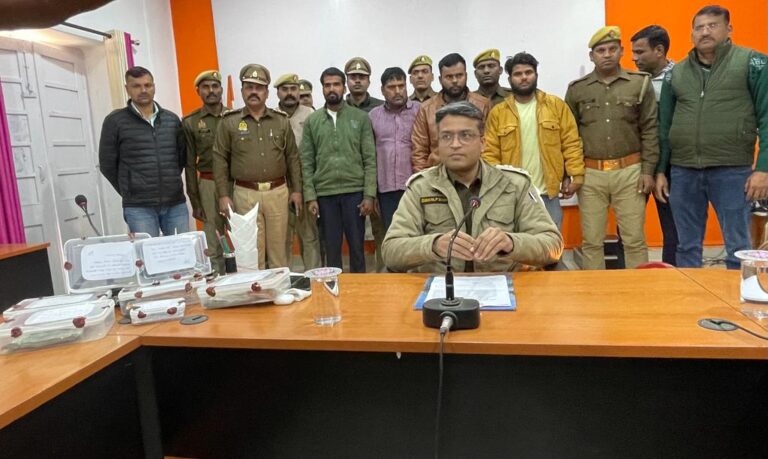 व्यवसायी से गोली मार की लूट घटना का पर्दाफाश, चार गिरफ्तार