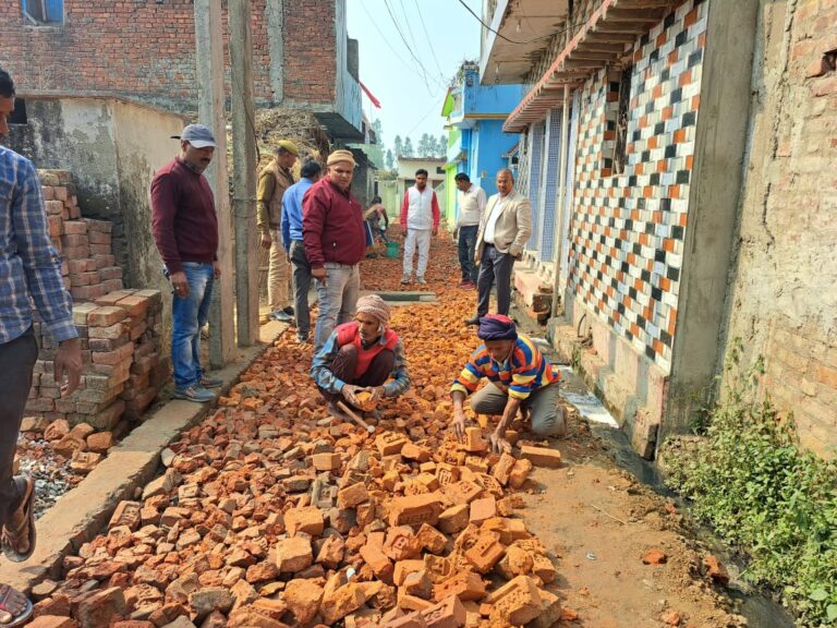 सीडीओ ने किया मनरेगा योजनान्तर्गत चल रहे कार्य का निरीक्षण