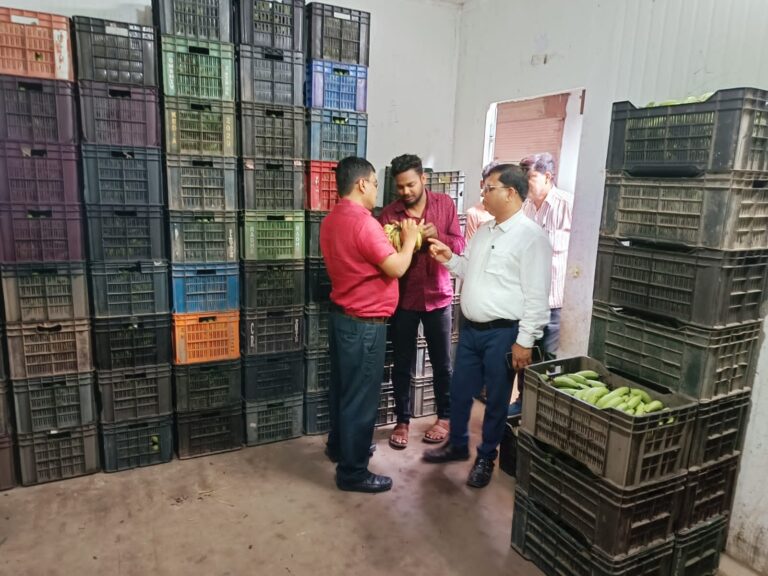 विभिन्न फ्रूट रिपेनिंग प्लांट तथा नवीन मंडी स्थित फल विक्रेताओं का किया गया औचक निरीक्षण विभिन्न फ्रूट रिपेनिंग प्लांट तथा नवीन मंडी स्थित फल विक्रेताओं का किया गया औचक निरीक्षण