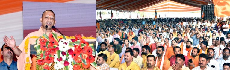 देवरिया  में बोले सीएम योगी,अगले 2 से 3 वर्ष में एक करोड़ नौजवानों को मिलेगी नौकरी