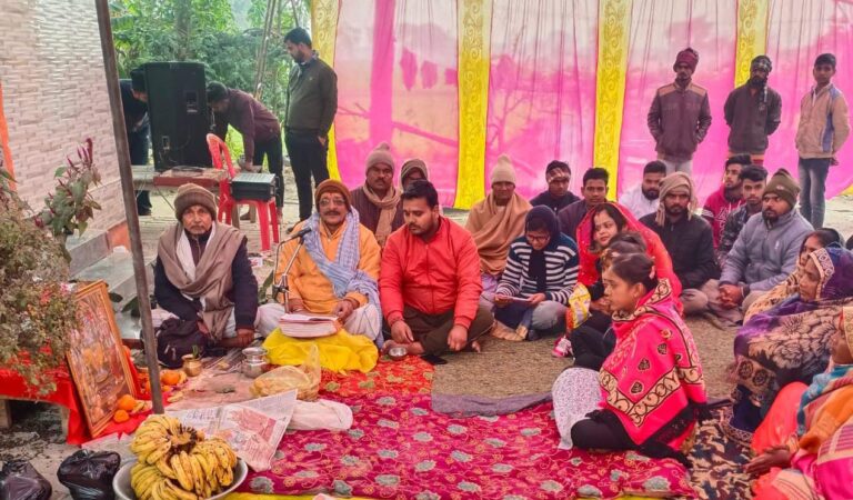 Deoria News:भगवान राम के आदर्शों को आत्मसात करने की जरूरत – आचार्य अजय शुक्ल