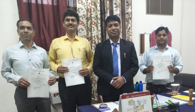 राष्टीय लोक अदालत के सफल आयोजन पर सचिव ने दिया प्रशंसा-पत्र 